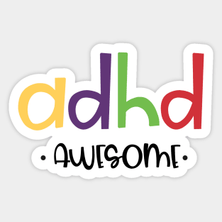 Adhd Awesome Sticker